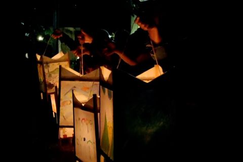 Akulturasi budaya dalam pawai lampion damar kurung saat Ramadhan