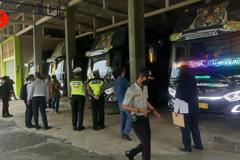 Dishub Temanggung lakukan inpeksi keselamatan angkutan mudik lebaran