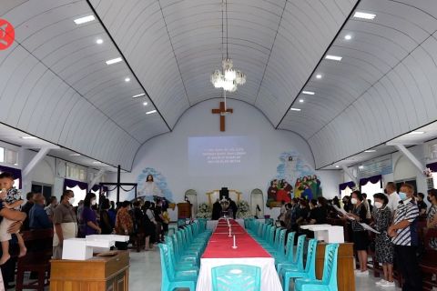 GPIG Imanuel Gorontalo gelar ibadah Jumat Agung dalam 3 sesi