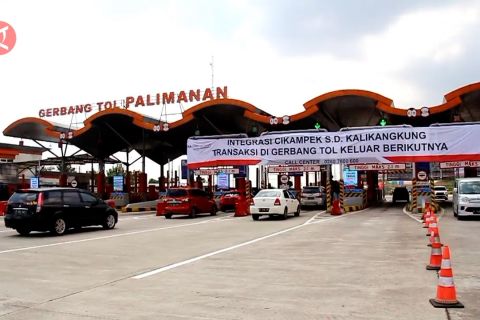H-9 Lebaran, Tol Cipali mulai diramaikan kendaraan pemudik