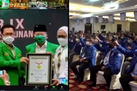 Kemenkumham ungkap keaktifan parpol di bawah 50 persen