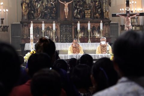 Katedral gelar Misa Paskah, kapasitas 75 persen