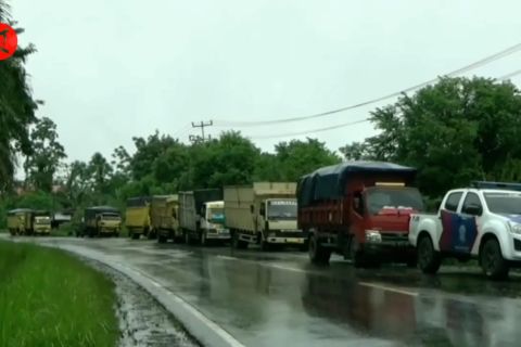 Dishub Jambi tertibkan truk batu bara langgar aturan
