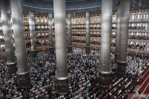 Masjid Istiqlal gelar shalat Id setelah dua tahun ditiadakan akibat pandemi
