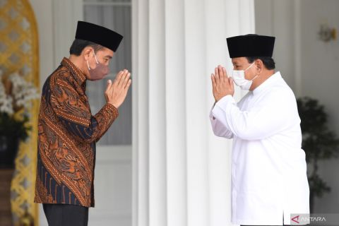 Presiden bersilahturahim dengan Menhan