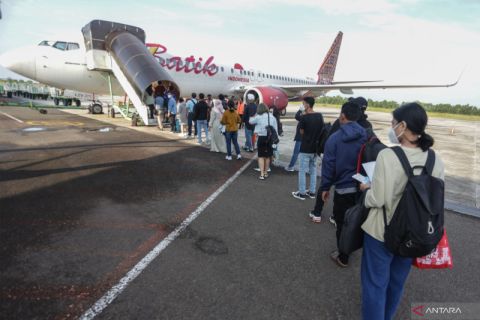 Penumpang pesawat selama Lebaran tercatat meningkat 2.000 persen