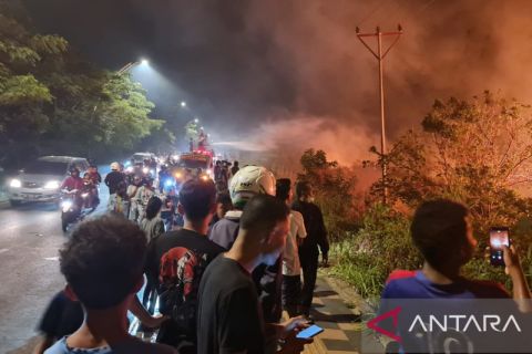 KEBAKARAN LAHAN DI KUPANG