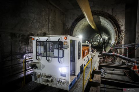 Progres pembangunan MRT Jakarta fase 2A