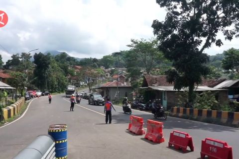 Puncak arus mudik, 128.000 kendaraan melintasi jalur selatan Jabar