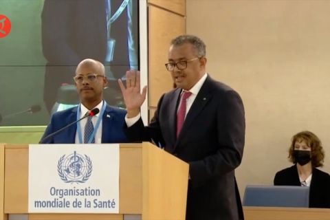 Tedros terpilih kembali sebagai Dirjen WHO