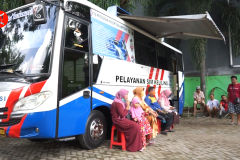 Pelayanan SIM keliling Polda Gorontalo kembali dibuka