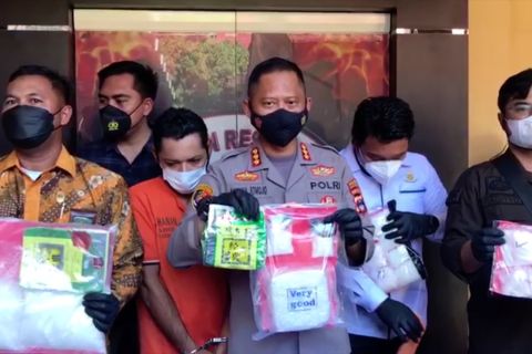 Polresta Banjarmasin musnahkan barang bukti sabu seberat 8,2 kg