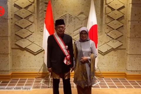 Jusuf Kalla terima penghargaan tertinggi dari Kaisar Jepang
