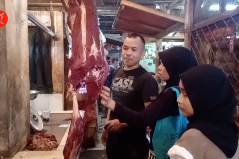 Penyakit mulut dan kuku tidak pengaruhi penjualan daging di Lebak