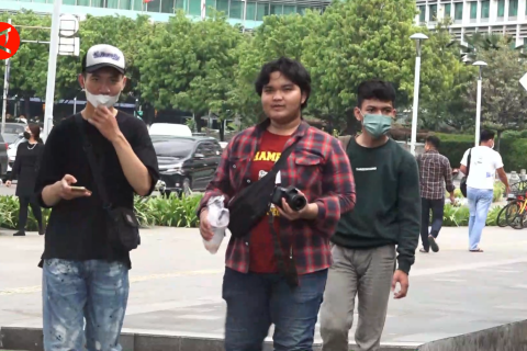 Warga dan Wagub DKI sambut baik pelonggaran penggunaan masker