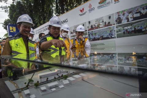 Pembangunan Jembatan Layang Sekip Ujung Palembang