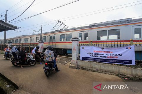 PT KAI Daop 1 akan tutup perlintasan sebidang KA di Bogor