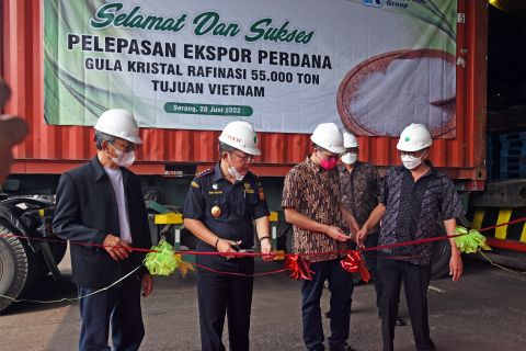 Pelepasan ekspor perdana gula rafinasi ke Vietnam