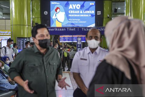 Menteri BUMN sosialisasi pencegahan pelecehan seksual di kereta api