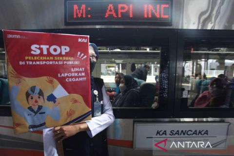 Kampanye cegah tindak kekerasan seksual di kereta api