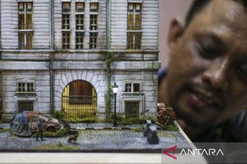 Kerajinan diorama berbahan dasar PVC board