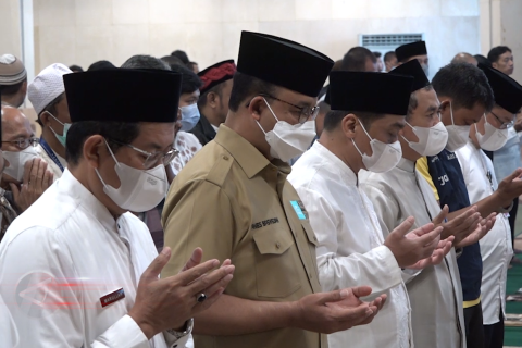 Anies Baswedan shalat ghaib doakan anak Ridwan Kamil