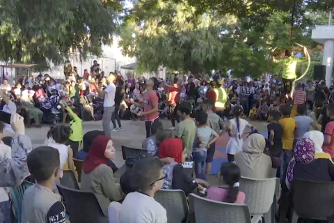 Gaza gelar festival seni sirkus dan tarian Dabke