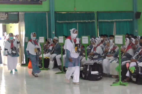 Jamaah Calon Haji Kloter 1 Jatim Embarkasi Surabaya berangkat besok