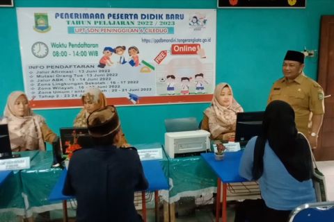 Kuota siswa SD Kota Tangerang terisi 80 persen