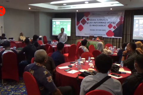 LKBN Antara gelar pelatihan tangkal hoaks bagi jurnalis di Sultra
