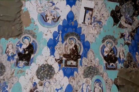 Melindungi mural di sepanjang Jalur Sutra kuno