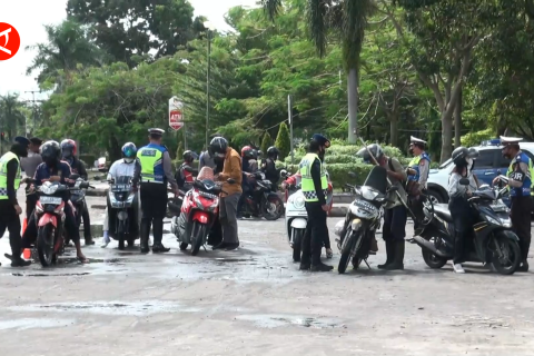 Operasi Patuh di Palangka Raya jaring puluhan pelanggar