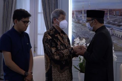 Duta besar Palestina hingga Cak Imin hadiri takziah Eril