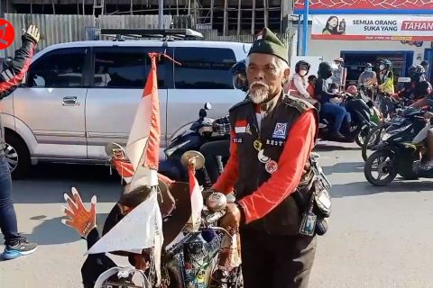 Ragam hal unik warnai hari sepeda dunia di Cirebon