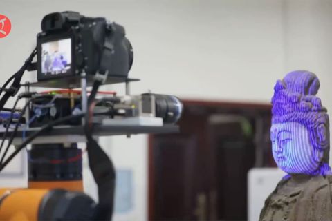 Robot ciptaan baru bantu lestarikan peninggalan budaya di China