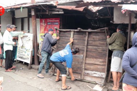 Pembongkaran kawasan Pasar Batuah Banjarmasin ditunda