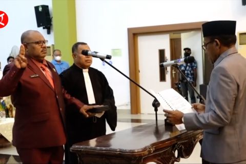 Penjabat WaliKota lantik Penjabat Sekda Kota Jayapura