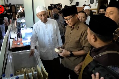 Sandiaga Uno dorong santri kembangkan pemasaran digital