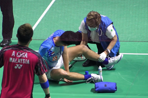 Yeremia alami cedera saat berlaga di perempat final IndonesiaOpen 2022