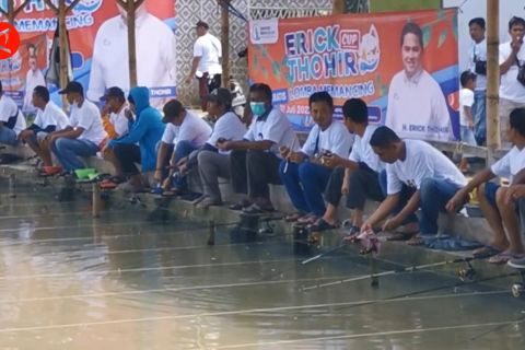 100 peserta ikuti Lomba Mancing Erick Thohir Cup di Pandeglang