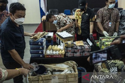 Tiga kuintal narkotika berhasil disita BNN