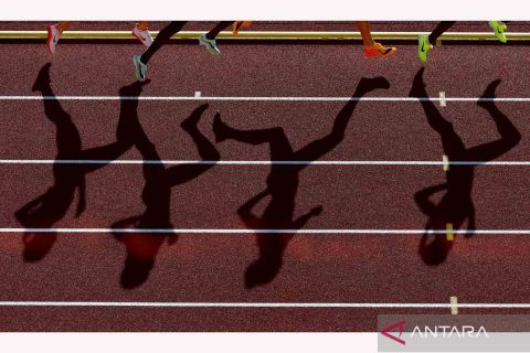 Aksi sejumlah atlet di Kejuaraan Atletik Dunia di Oregon, Amerika Serikat