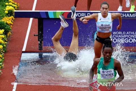 Jatuh bangun atlet top dunia mengejar prestasi di kejuaraan dunia atletik Oregon