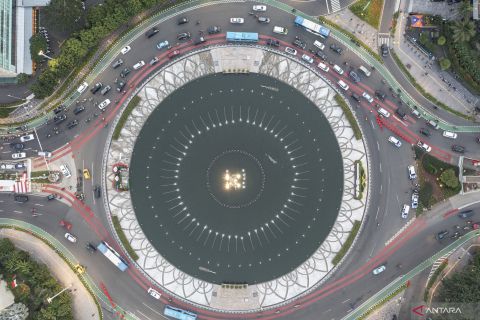 Rekayasa lalu lintas di Bundaran HI berlaku permanen