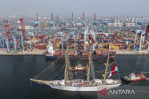 KRI Bima Suci sandar di Jakarta