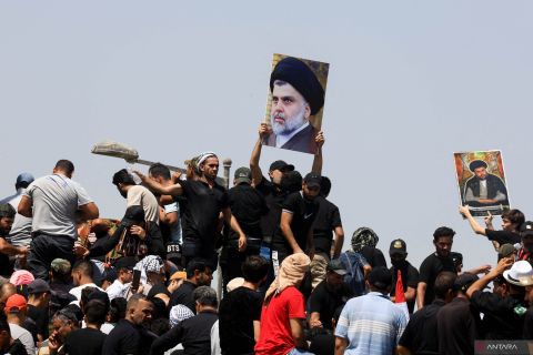 Protes tindakan korupsi di Irak