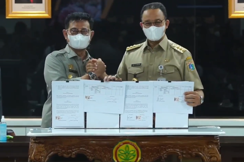 Anies minta dukungan Mentan tambah hewan kurban di Jakarta