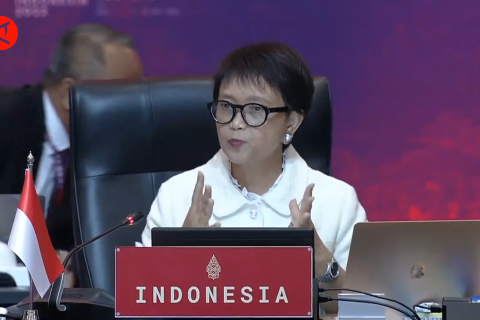 Di hadapan delegasi FMM G20, Menlu Retno serukan upaya akhiri perang
