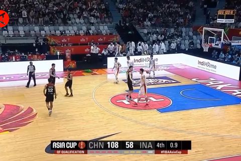 Indonesia gagal melangkah ke perempat final FIBA Asia Cup 2022