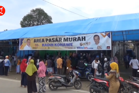 Kadin Konawe gelar pasar murah antisipasi lonjakan harga